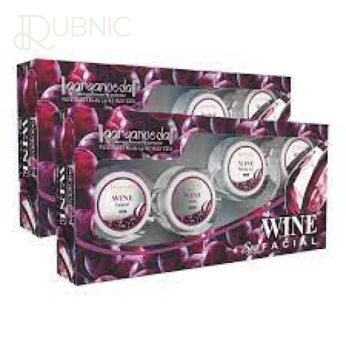 Aryanveda Wine Facial Kit for Soft Glowing & Brighter Skin