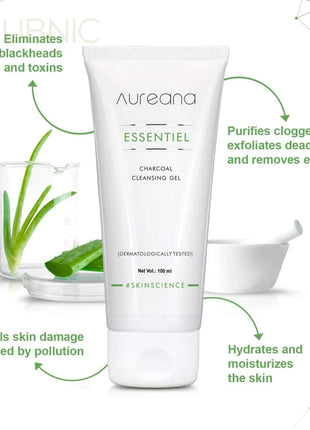 Aureana Essential Charcoal Cleansing Gel - FACE CREAM