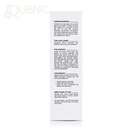 Aureana Purite Oil Control Face Wash - face wash