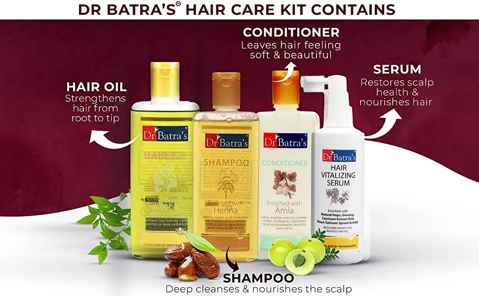 Dr Batra’s Hair Care Kit Combo kit Hair Follicle strength