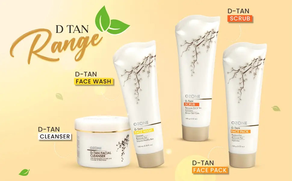 Ozone D-Tan Facial Cleanser - Deep Cleansing Formula