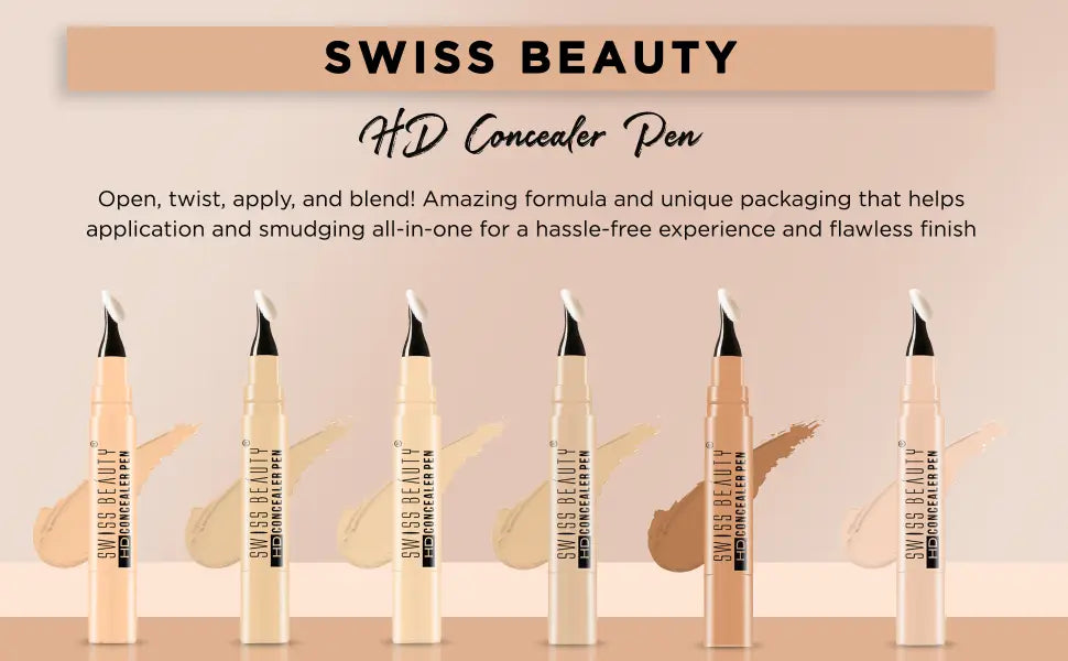 Swiss Beauty HD Concealer Pen - High Definition Coverage