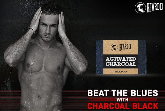 Beardo Activated Charcoal Brick Soap pack of 4