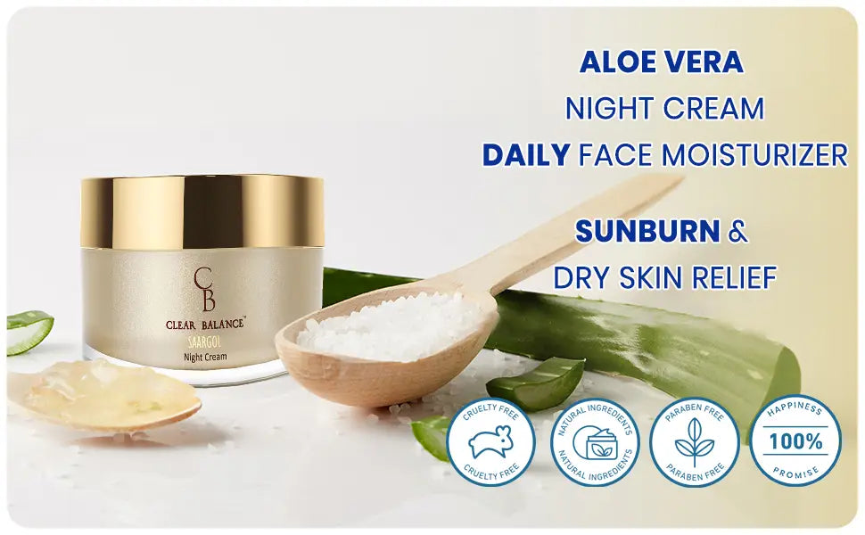 Clear Balance Saargol Night Cream - Skin Repair &