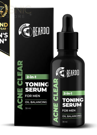 Beardo Acne Clear 2 In 1 Toning Serum - FACE SERUM