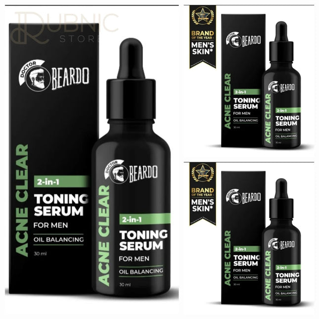 Beardo Acne Clear 2 In 1 Toning Serum pack of 3 - FACE SERUM