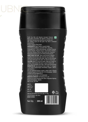 Beardo Activated Charcoal Bodywash - BODY WASH