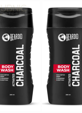 Beardo Activated Charcoal Bodywash pack of 2 - BODY WASH