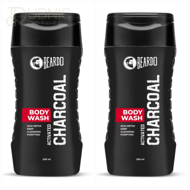 Beardo Activated Charcoal Bodywash pack of 2 - BODY WASH