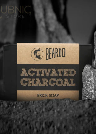 Beardo Activated Charcoal Brick Soap - BATH SHOP