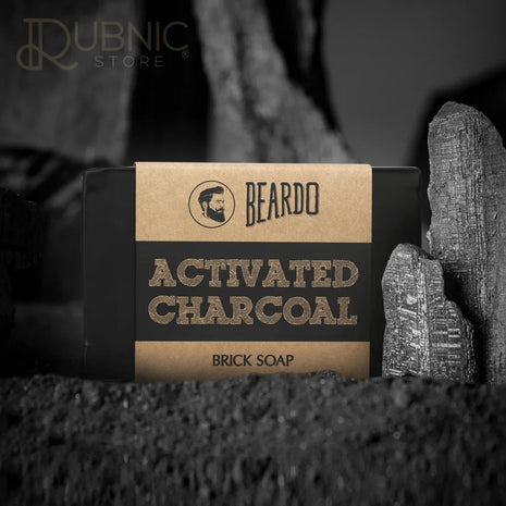 Beardo Activated Charcoal Brick Soap - BATH SHOP