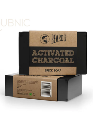 Beardo Activated Charcoal Brick Soap pack of 2 - BATH SHOP