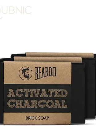 Beardo Activated Charcoal Brick Soap pack of 3 - BATH SHOP