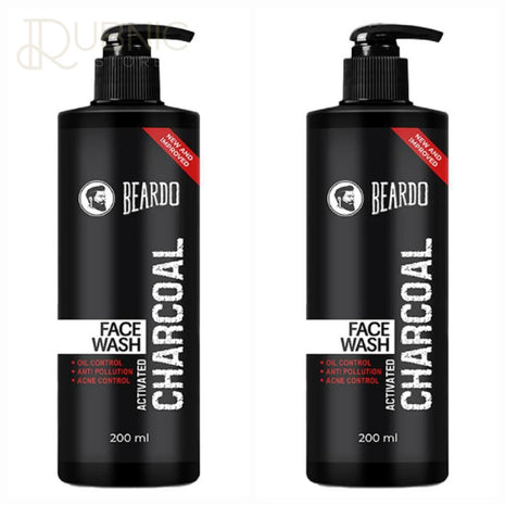 Beardo Activated Charcoal Facewash 200 ML PACK OF 2 - face