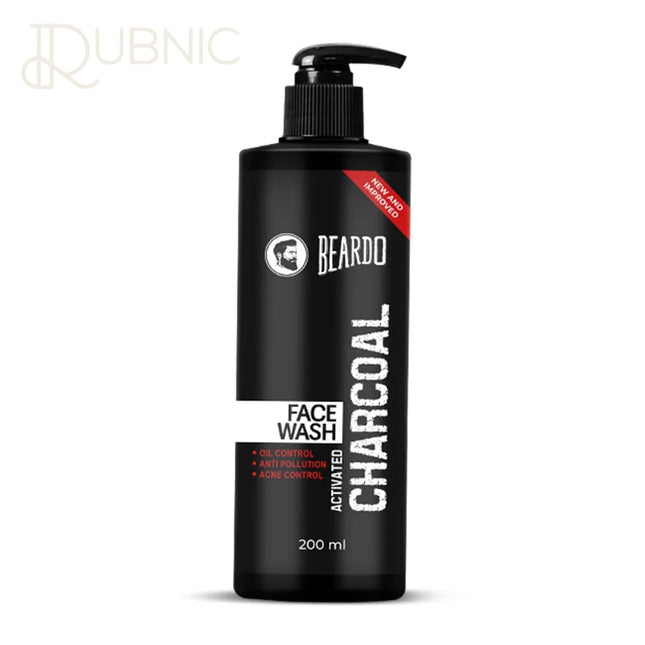 Beardo Activated Charcoal Facewash 200 ML PACK OF 2 - face