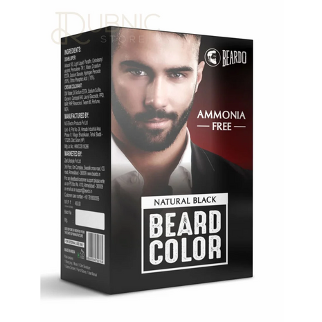 Beardo Beard Color For Men - Natural Black - BEARD COLOUR