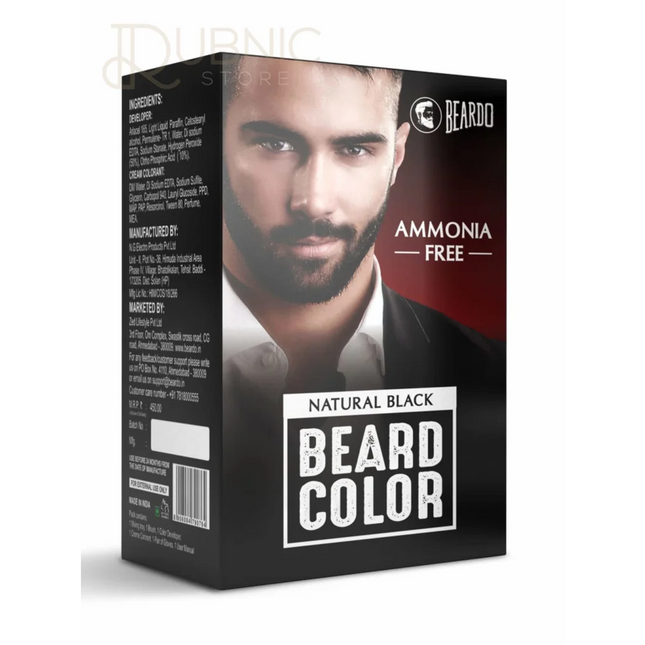 Beardo Beard Color For Men - Natural Black pack of 2 - BEARD