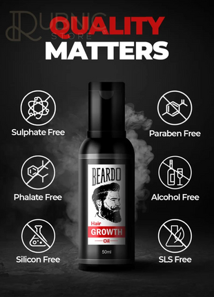 Beardo Beard Growth Combo - Beard & Hair Growth Oil