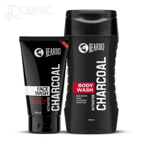 Beardo Charcoal Facewash & Charcoal Bodywash Combo - BODY