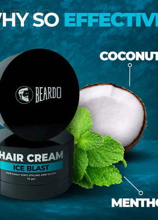 Beardo Cooling Hair Cream (For Daily Use) pack of 2 - hair