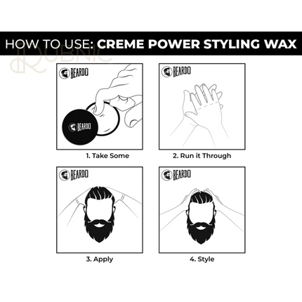 Beardo Creme Power Styling Wax pack of 2 - hair wax