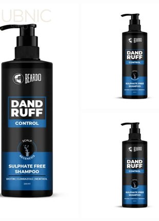 Beardo Dandruff Control Sulphate Free Shampoo pack of 3 -