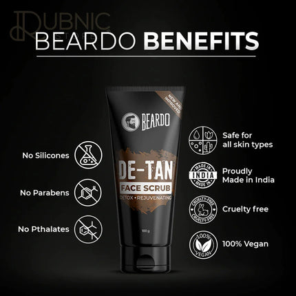 Beardo De-Tan Face Scrub - FACE SCRUB