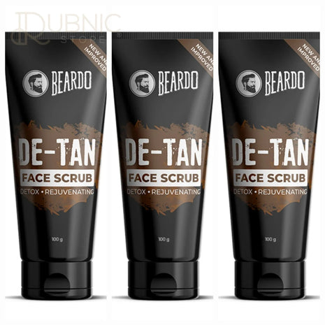 Beardo De-Tan Face Scrub pack of 3 - FACE SCRUB