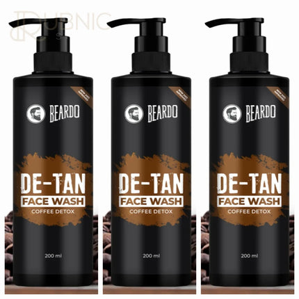 Beardo De-Tan Facewash For Men 200 ML PACK OF 3 - face wash