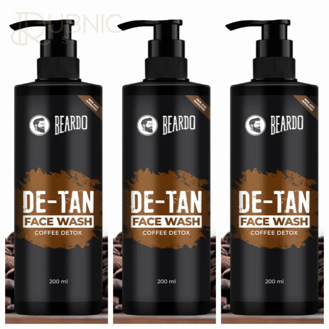 Beardo De-Tan Facewash For Men 200 ML PACK OF 3 - face wash