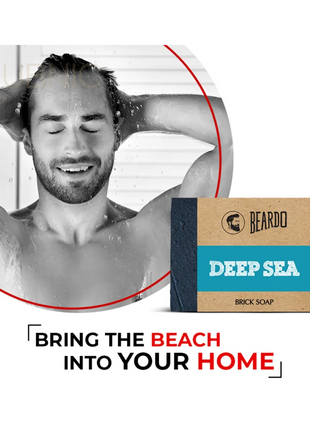 Beardo Deep Sea Brick Soap - BATH SHOP