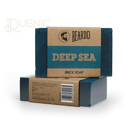 Beardo Deep Sea Brick Soap pack of 2 - BATH SHOP