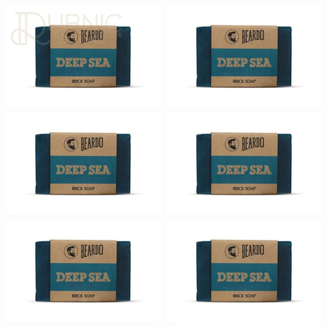 Beardo Deep Sea Brick Soap pack of 6 - BATH SHOP