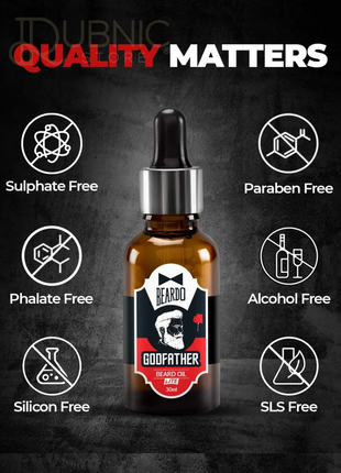 Beardo Godfather Beard OiL - Beard & Hair Growth Oil