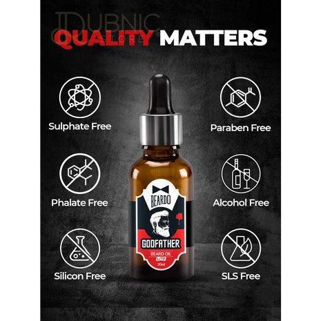 Beardo Godfather Beard OiL - Beard & Hair Growth Oil