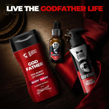 Beardo Godfather Body Wash pack of 3 - BODY WASH