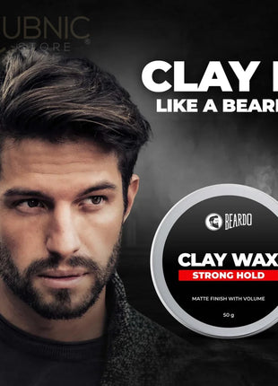 Beardo HAIR CLAY Wax - Strong Hold - hair wax