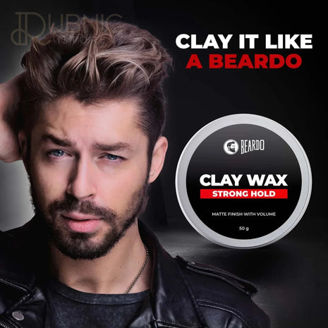 Beardo HAIR CLAY Wax - Strong Hold - hair wax