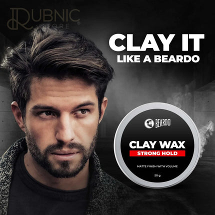 Beardo HAIR CLAY Wax - Strong Hold pack of 2 - hair wax