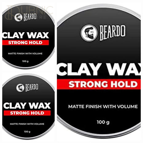 Beardo HAIR CLAY Wax - Strong Hold pack of 3 - hair wax