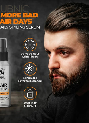 Beardo Hair Fall Control Kit (Shampoo Serum & Growth Oil) -