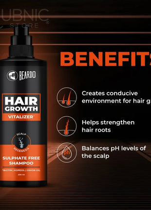 Beardo Hair Growth Sulphate Free Shampoo - SHAMPOO