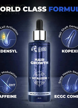 Beardo Hair Growth Vitalizer pack of 3 - HAIR SERUM