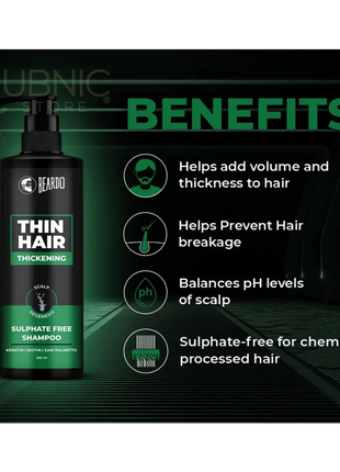 Beardo Hair Thickening Combo - SHAMPOO