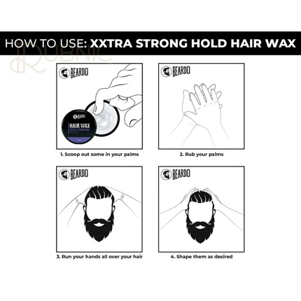 Beardo Hair Wax XXTRA STRONGHOLD Crystal Wax pack of 2 -