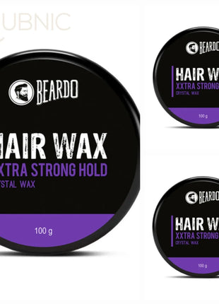 Beardo Hair Wax XXTRA STRONGHOLD Crystal Wax pack of 3 -