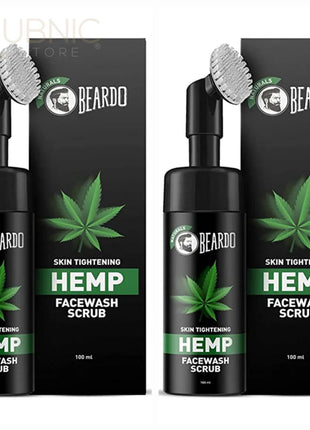 Beardo HEMP Facewash Scrub pack of 2 - face wash