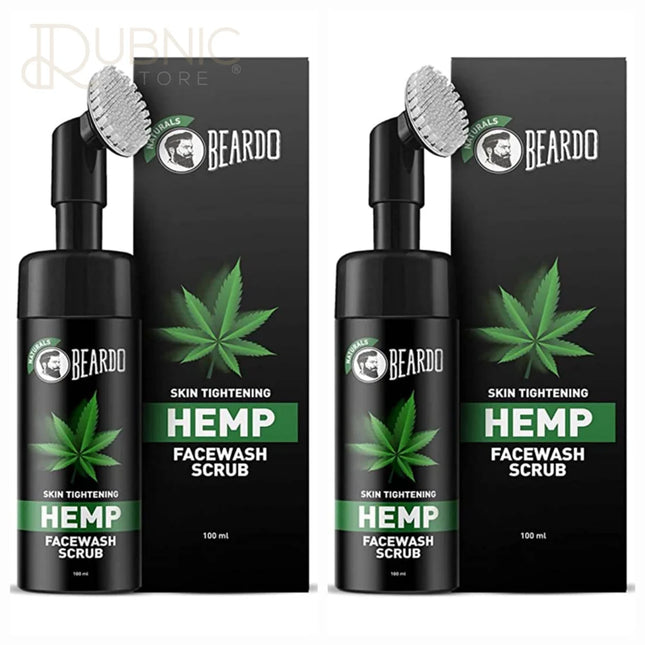 Beardo HEMP Facewash Scrub pack of 2 - face wash