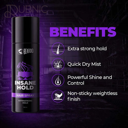 Beardo Insane Hold Hair Spray - hair spray