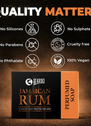 Beardo Jamaican Rum Soap - BATH SHOP